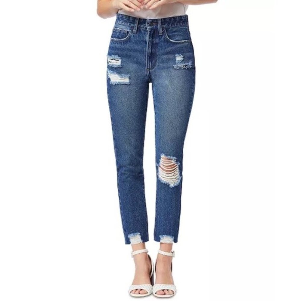 Sam Edelman The Stiletto Straight High-Rise Straight Crop Jeans Quartzite 8/29